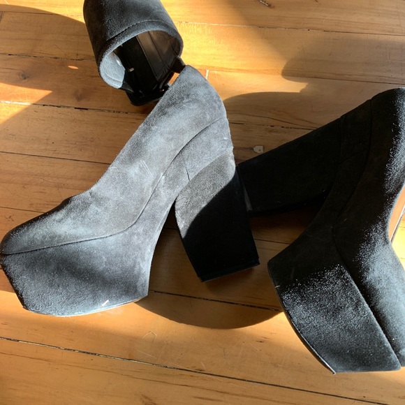 CELINE PHOEBE PHILO platform ankle cuff heels - Picture 8 of 9